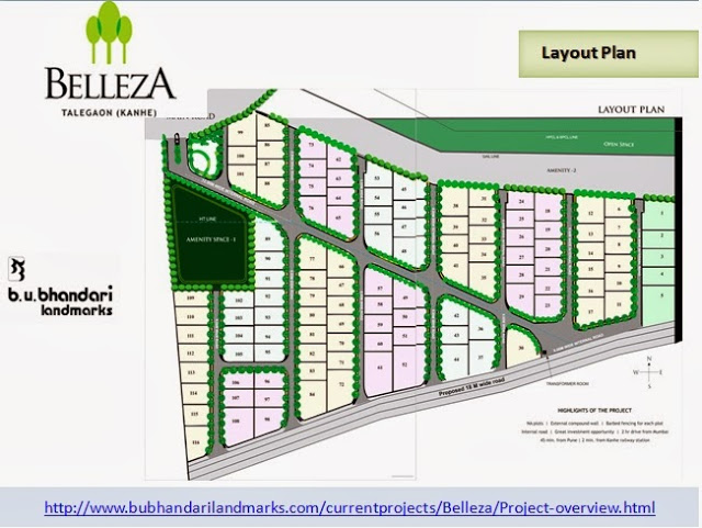 Layout Plan of Belleza NA land for Sale in Pune