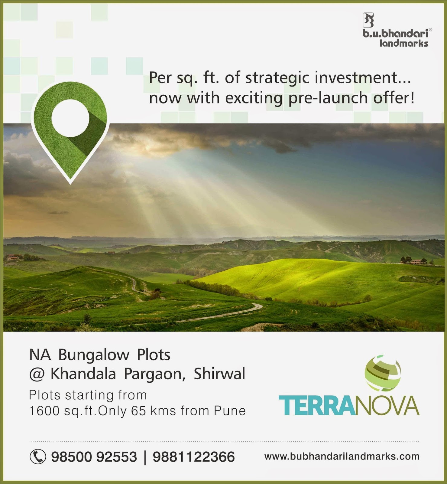 B.U.Bhandari Landmarks presents Exciting pre-launch offer of upcoming Project