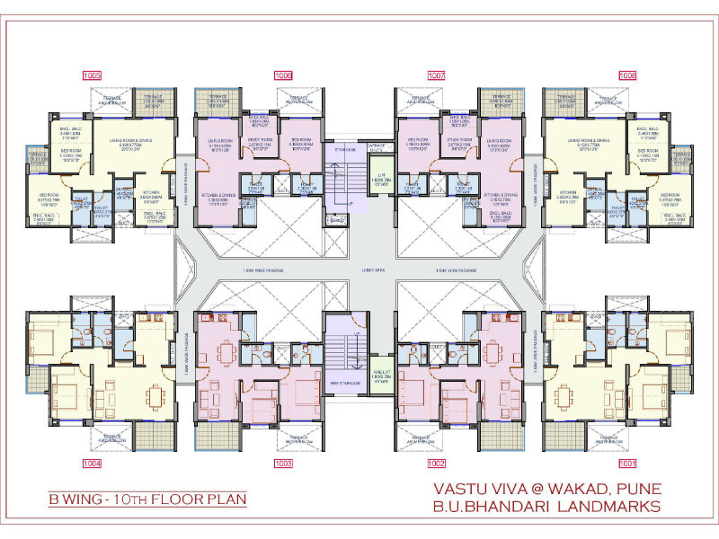 Vaastu Viva - B Wing - 10th Floor plan