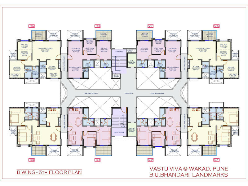 Vaastu Viva - B Wing - 5th Floor plan