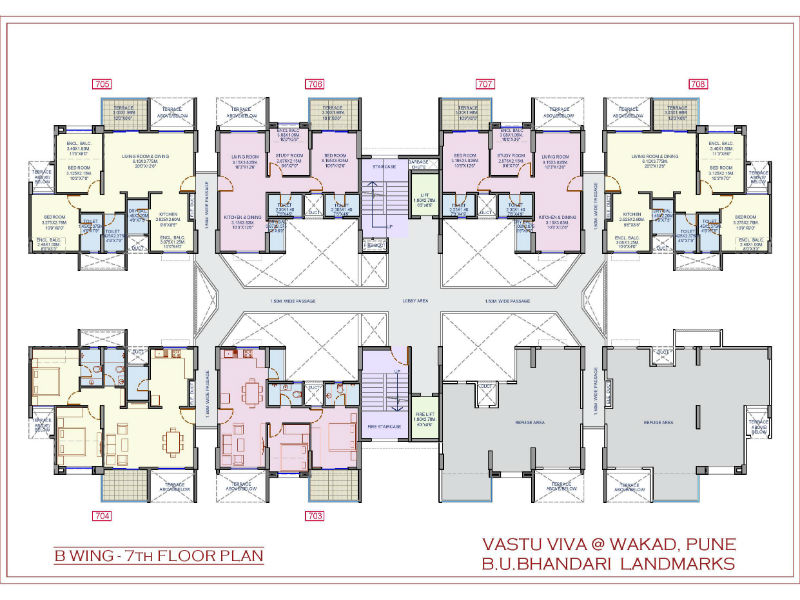Vaastu Viva - B Wing - 7th Floor plan